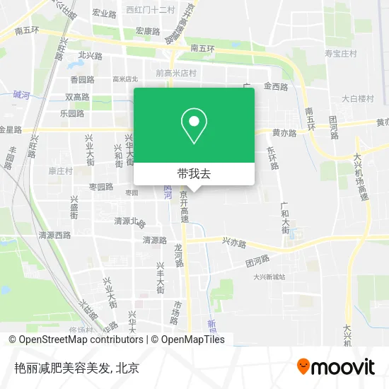 艳丽减肥美容美发地图