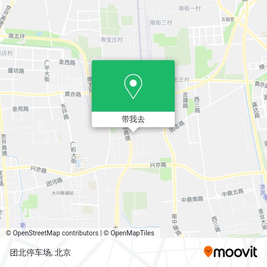团北停车场地图