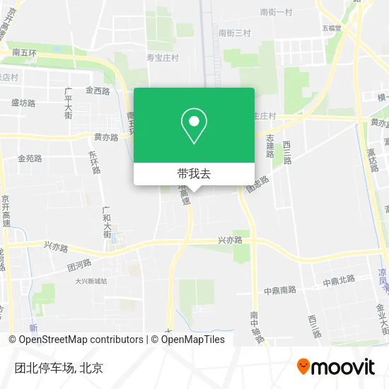 团北停车场地图