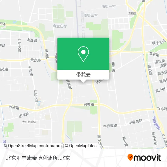 北京汇丰康泰博利诊所地图