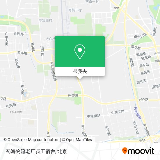 蜀海物流老厂员工宿舍地图