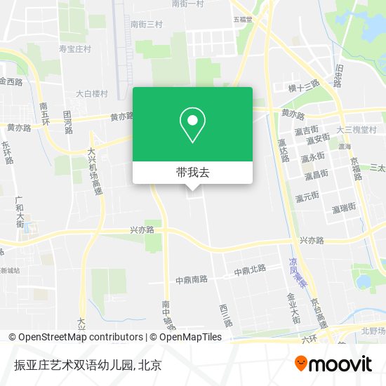 振亚庄艺术双语幼儿园地图