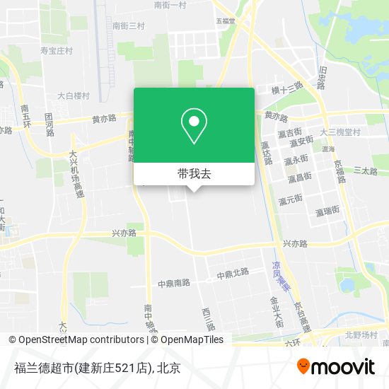 福兰德超市(建新庄521店)地图