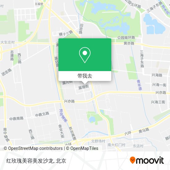 红玫瑰美容美发沙龙地图