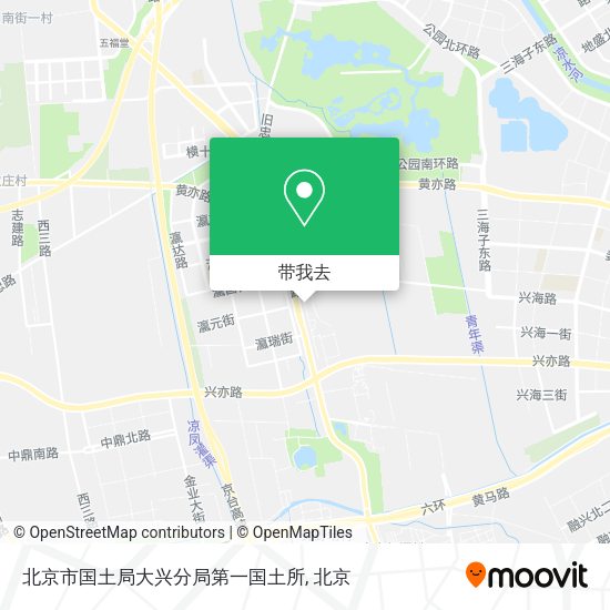 北京市国土局大兴分局第一国土所地图