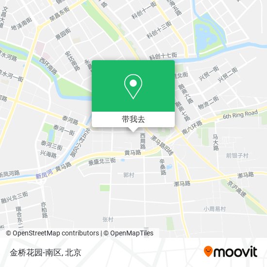 金桥花园-南区地图