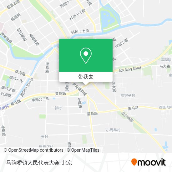 马驹桥镇人民代表大会地图