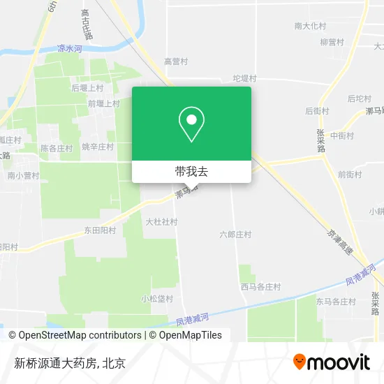 新桥源通大药房地图