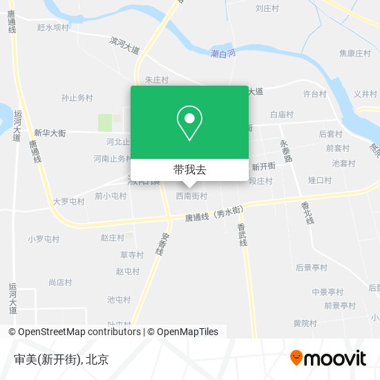 审美(新开街)地图