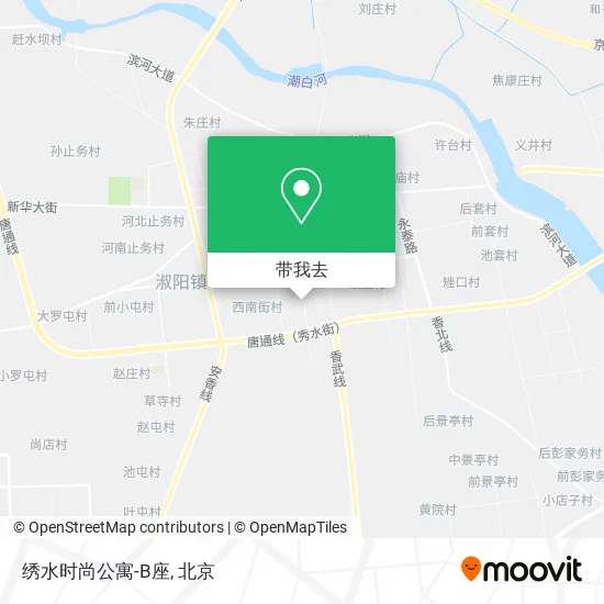 绣水时尚公寓-B座地图