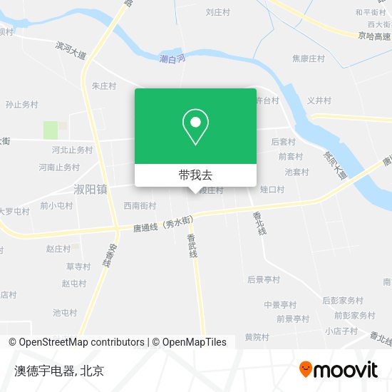 澳德宇电器地图