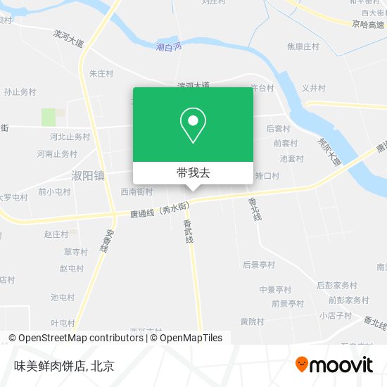 味美鲜肉饼店地图