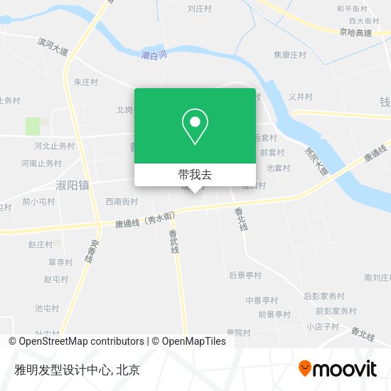 雅明发型设计中心地图