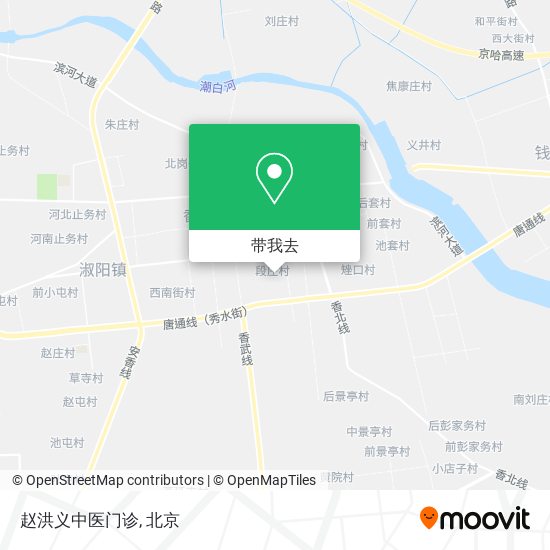 赵洪义中医门诊地图