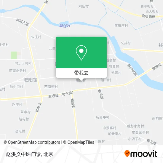 赵洪义中医门诊地图