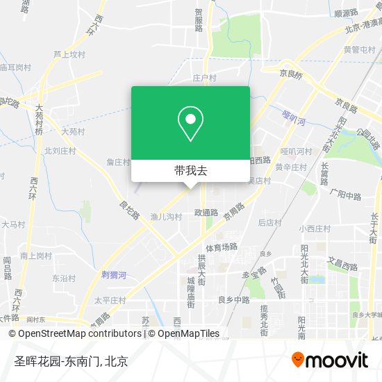 圣晖花园-东南门地图