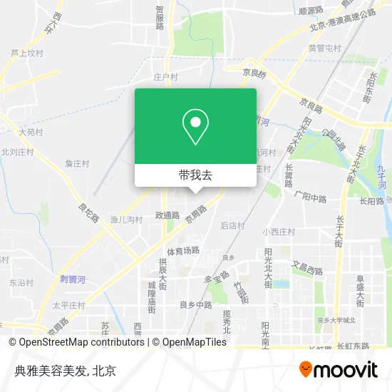 典雅美容美发地图