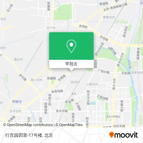 行宫园四里-17号楼地图