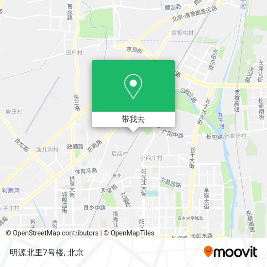 明源北里7号楼地图