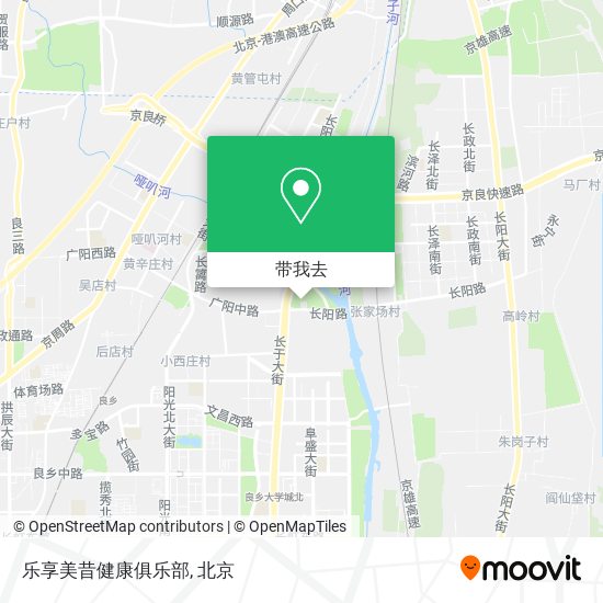 乐享美昔健康俱乐部地图