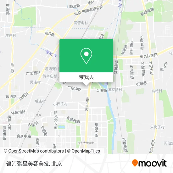 银河聚星美容美发地图