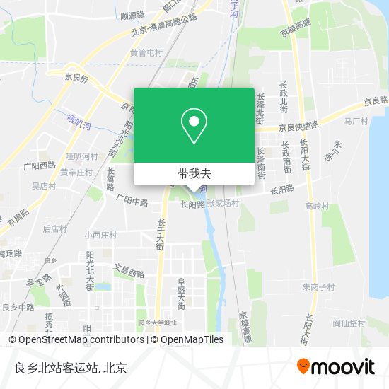 良乡北站客运站地图