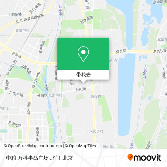 中粮·万科半岛广场-北门地图