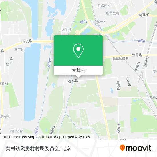 黄村镇鹅房村村民委员会地图