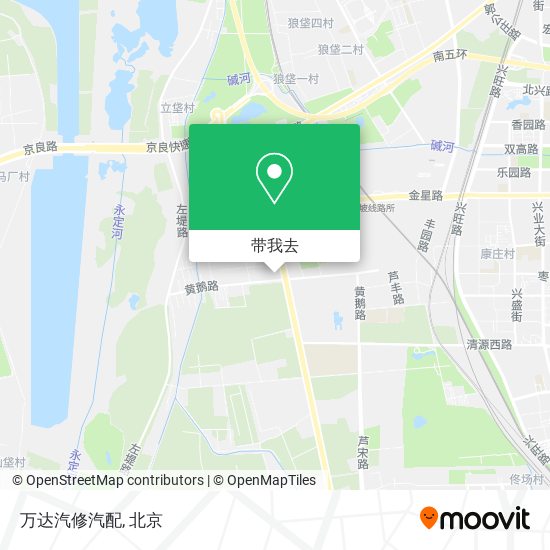 万达汽修汽配地图