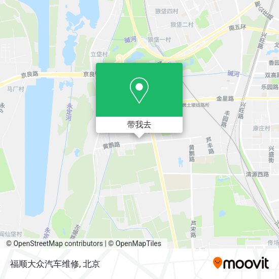 福顺大众汽车维修地图