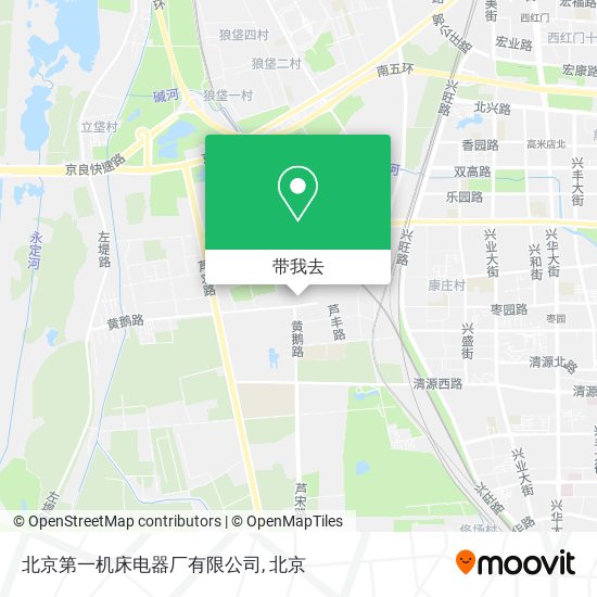 北京第一机床电器厂有限公司地图