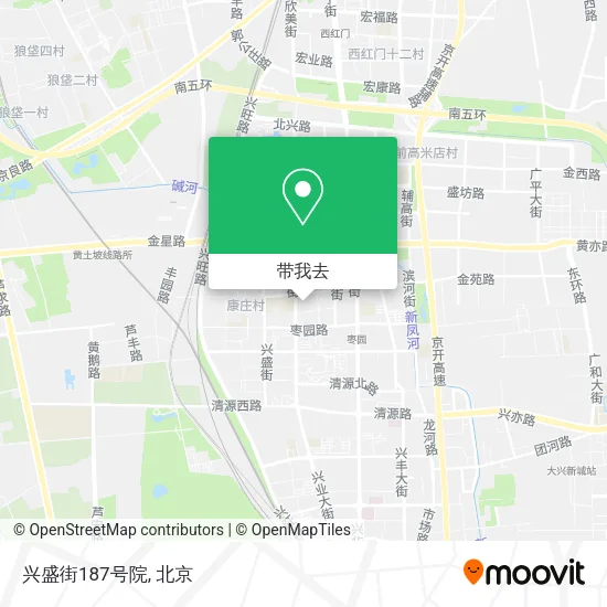 兴盛街187号院地图