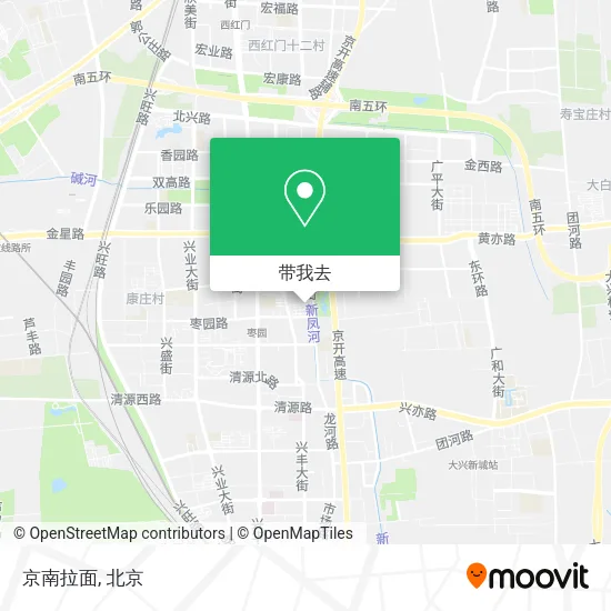 京南拉面地图