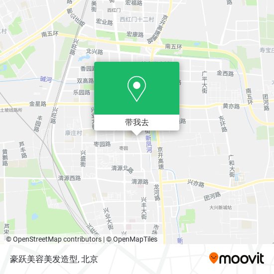 豪跃美容美发造型地图
