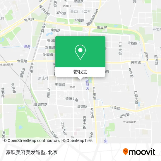 豪跃美容美发造型地图