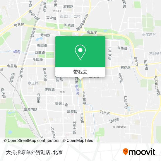 大拇指原单外贸鞋店地图