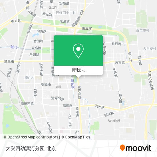 大兴四幼滨河分园地图
