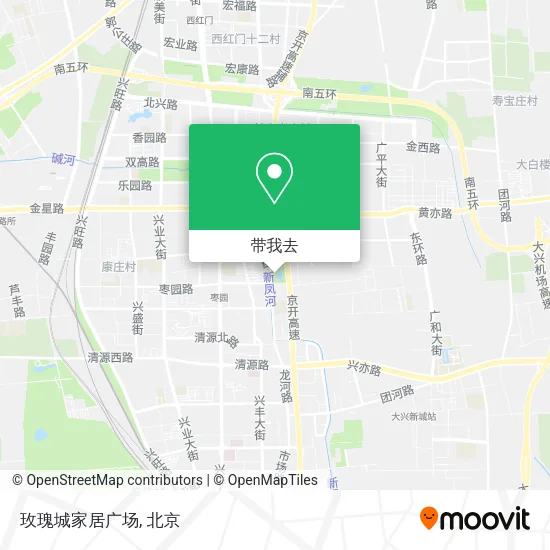 玫瑰城家居广场地图