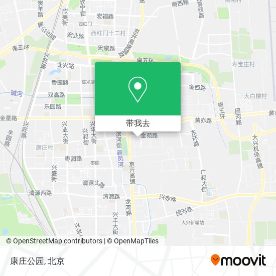 康庄公园地图