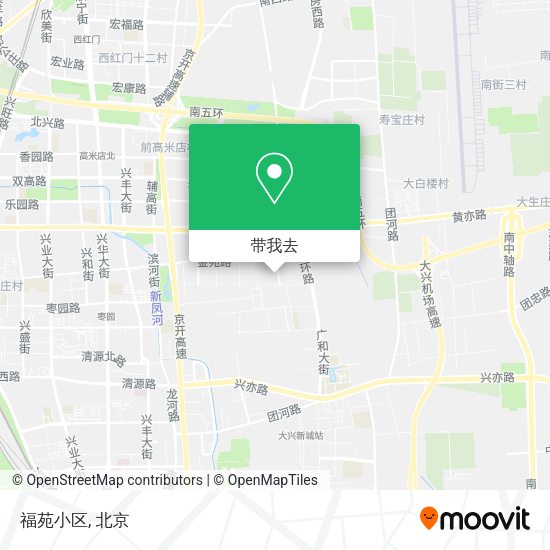 福苑小区地图