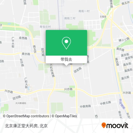 北京康正堂大药房地图