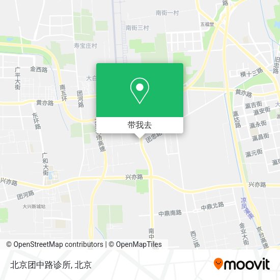 北京团中路诊所地图