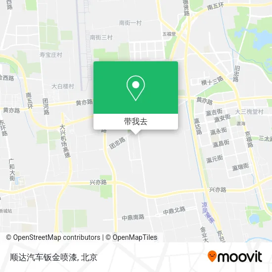 顺达汽车钣金喷漆地图