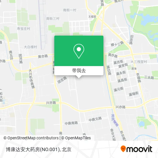 博康达安大药房(NO.001)地图