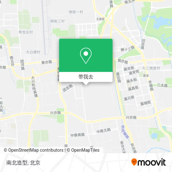 南北造型地图