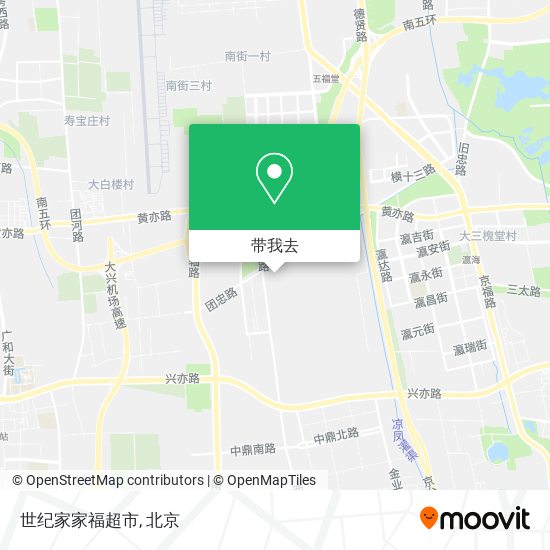 世纪家家福超市地图