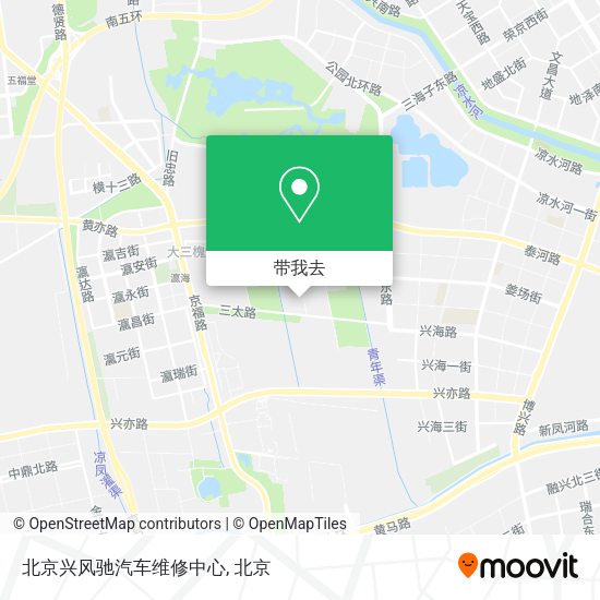 北京兴风驰汽车维修中心地图