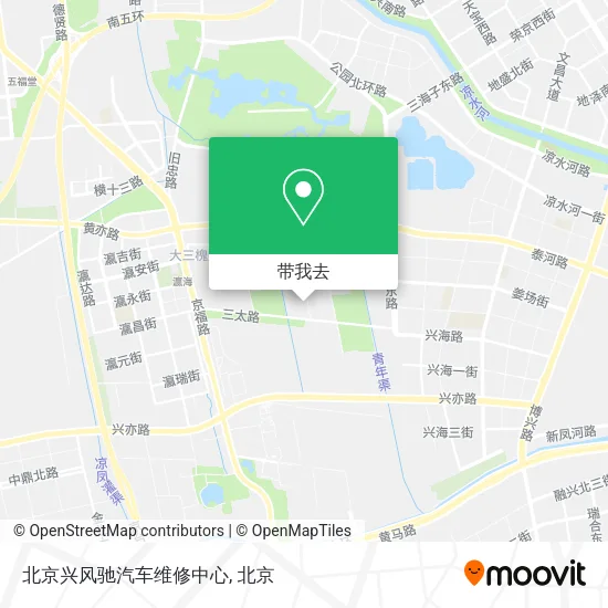 北京兴风驰汽车维修中心地图