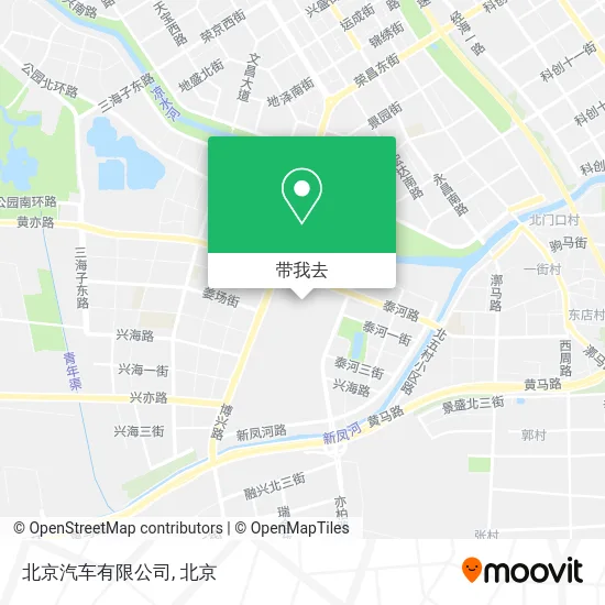 北京汽车有限公司地图