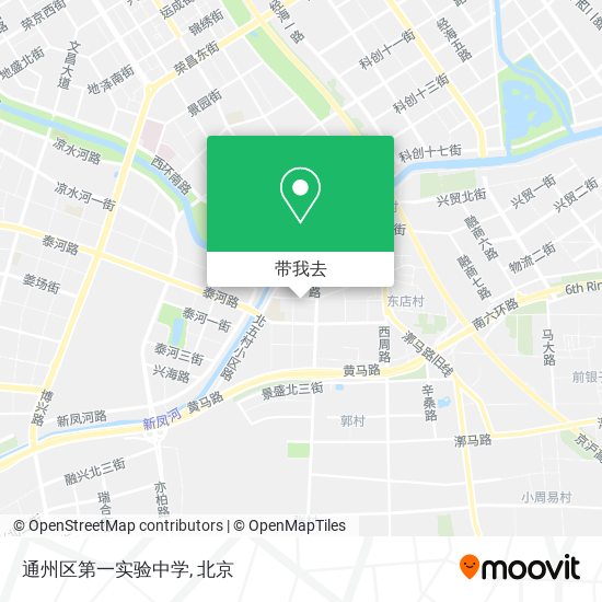 通州区第一实验中学地图